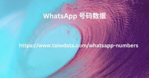 WhatsApp 号码数据