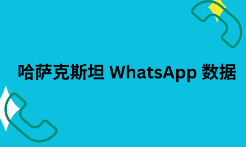 哈萨克斯坦 WhatsApp 数据