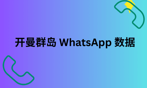 开曼群岛 WhatsApp 数据