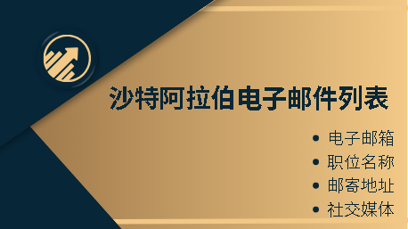 沙特阿拉伯电子邮件列表